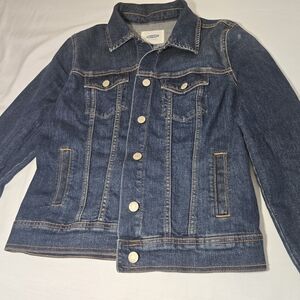Old Navy Blue Denim Jacket with Contrast Stitching